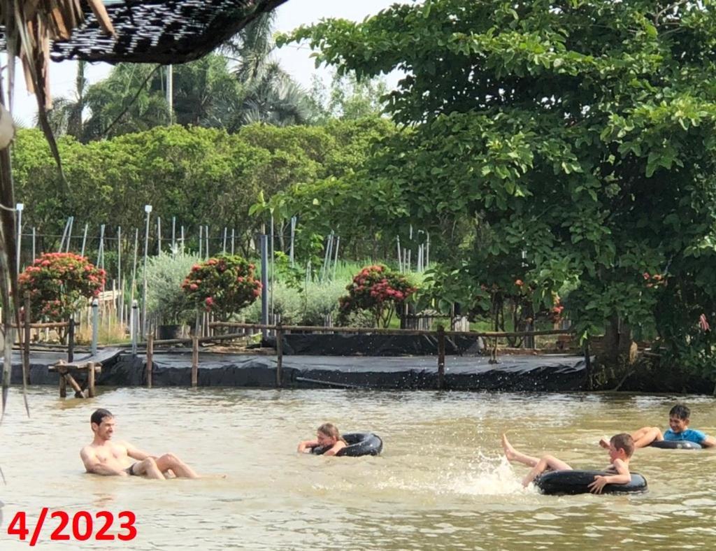 Maison En Bambou Phong-Le Vent Sa Dec Bagian luar foto