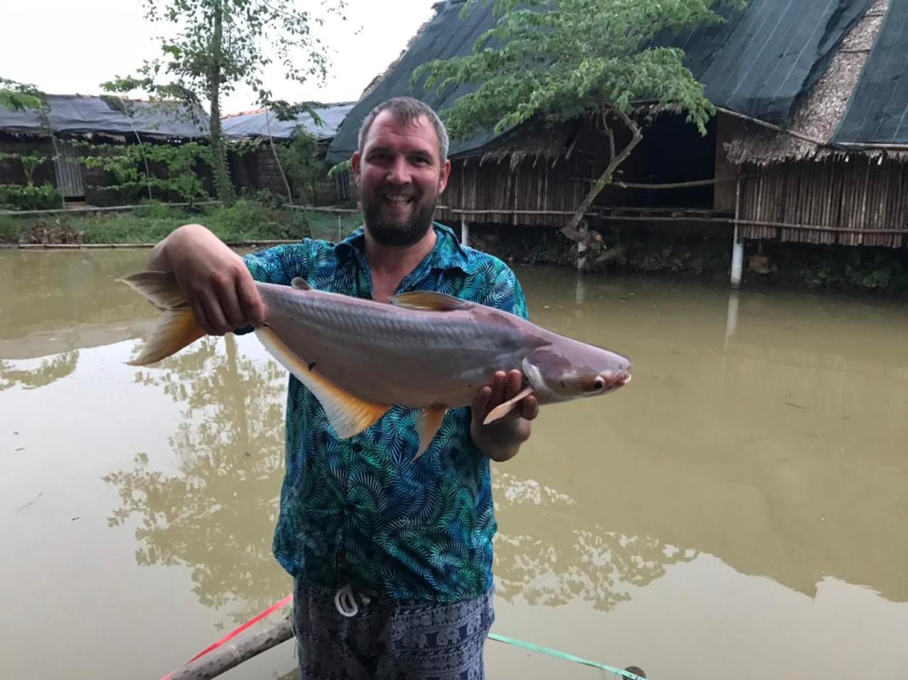Maison En Bambou Phong-Le Vent Sa Dec Bagian luar foto