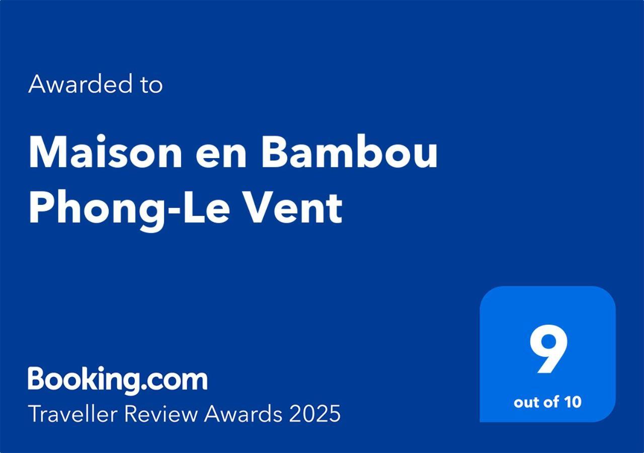 Maison En Bambou Phong-Le Vent Sa Dec Bagian luar foto
