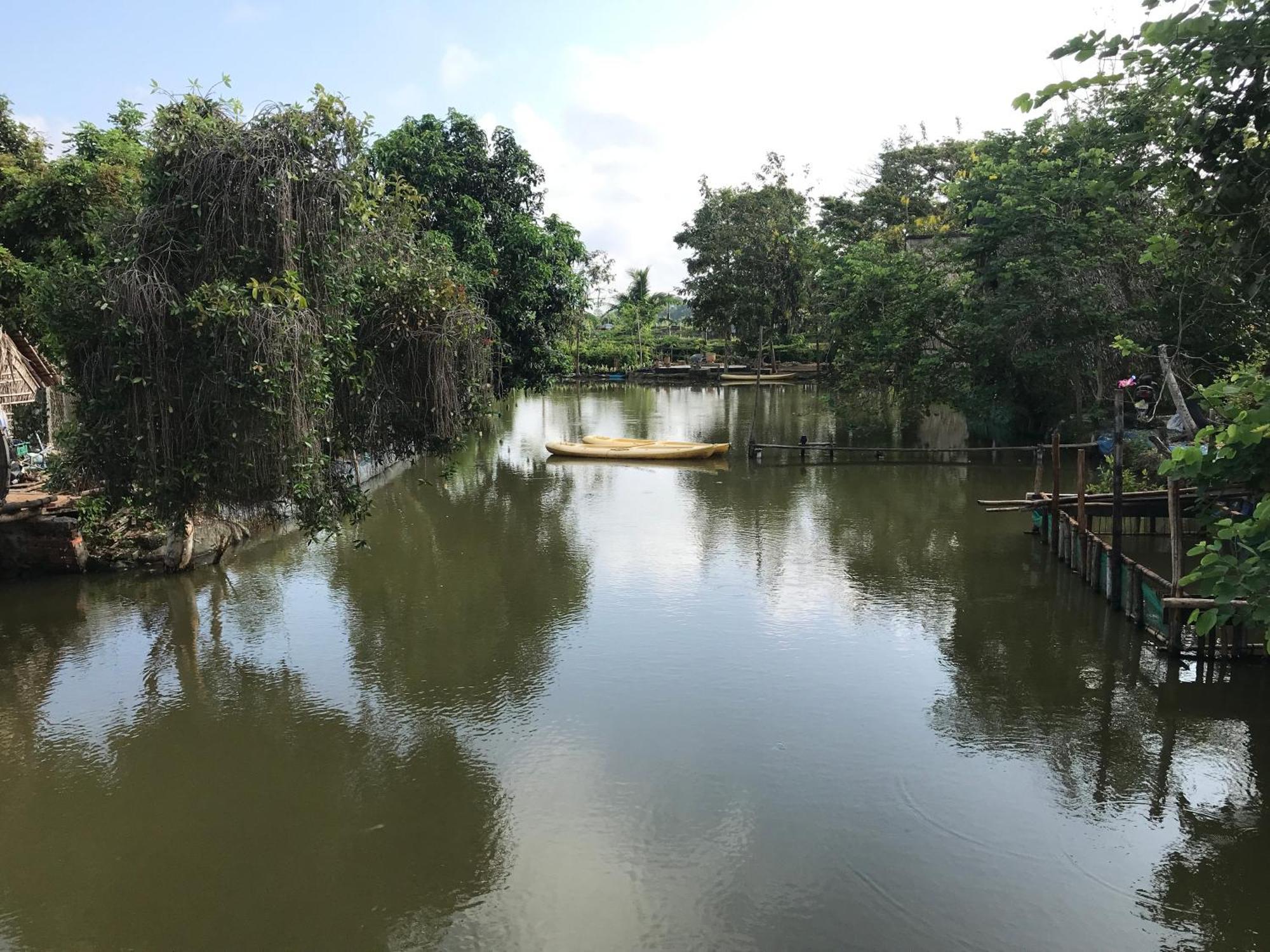 Maison En Bambou Phong-Le Vent Sa Dec Bagian luar foto