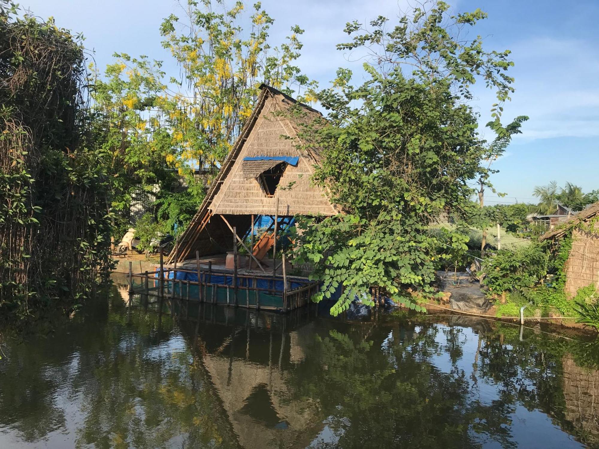 Maison En Bambou Phong-Le Vent Sa Dec Bagian luar foto