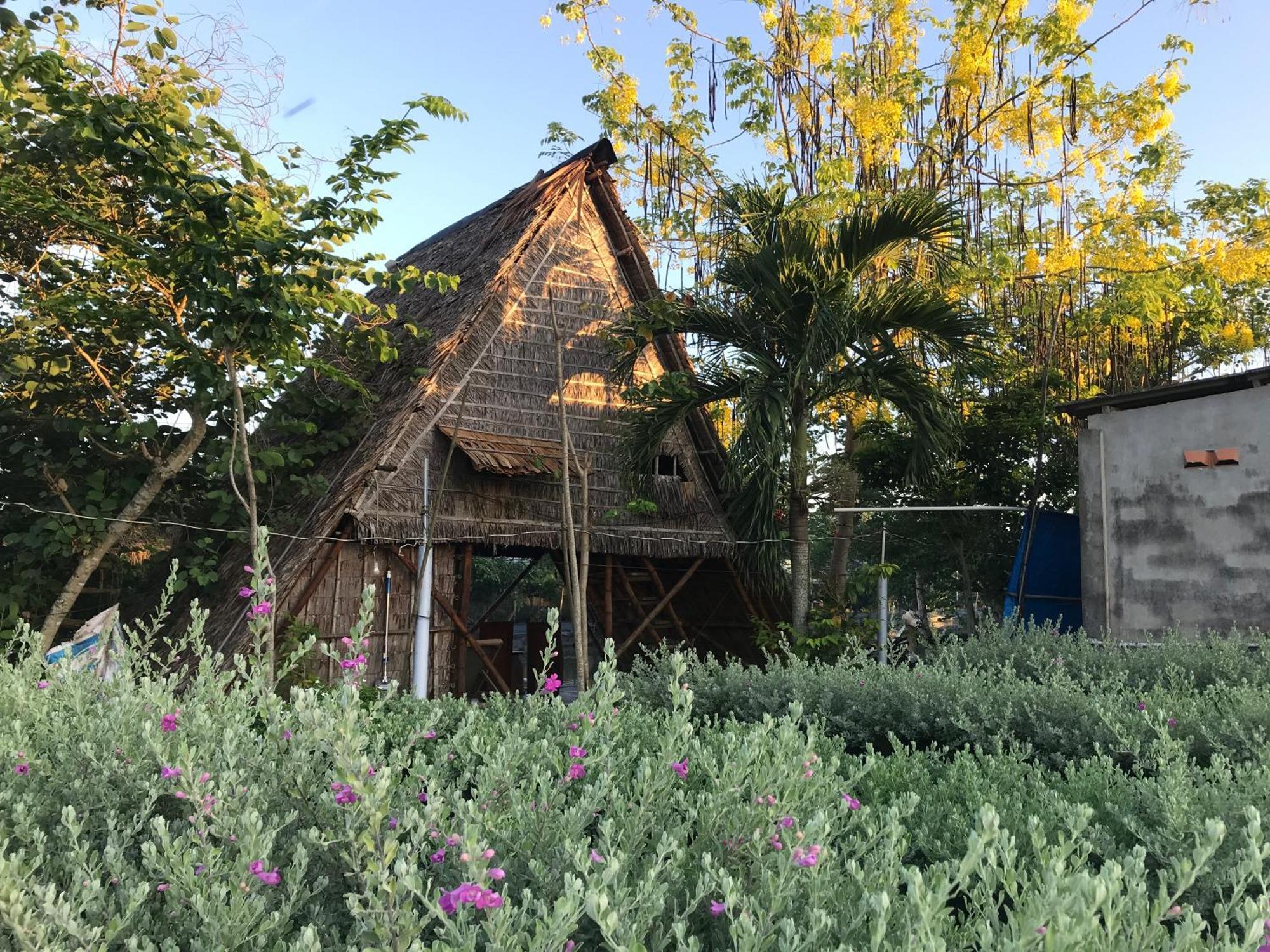 Maison En Bambou Phong-Le Vent Sa Dec Bagian luar foto