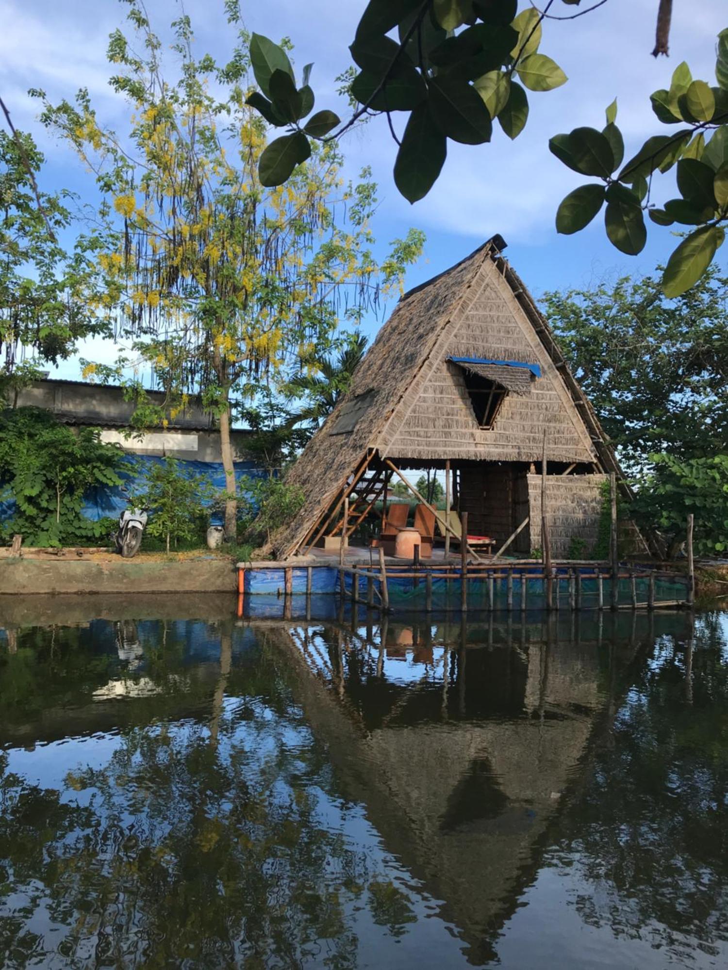 Maison En Bambou Phong-Le Vent Sa Dec Bagian luar foto
