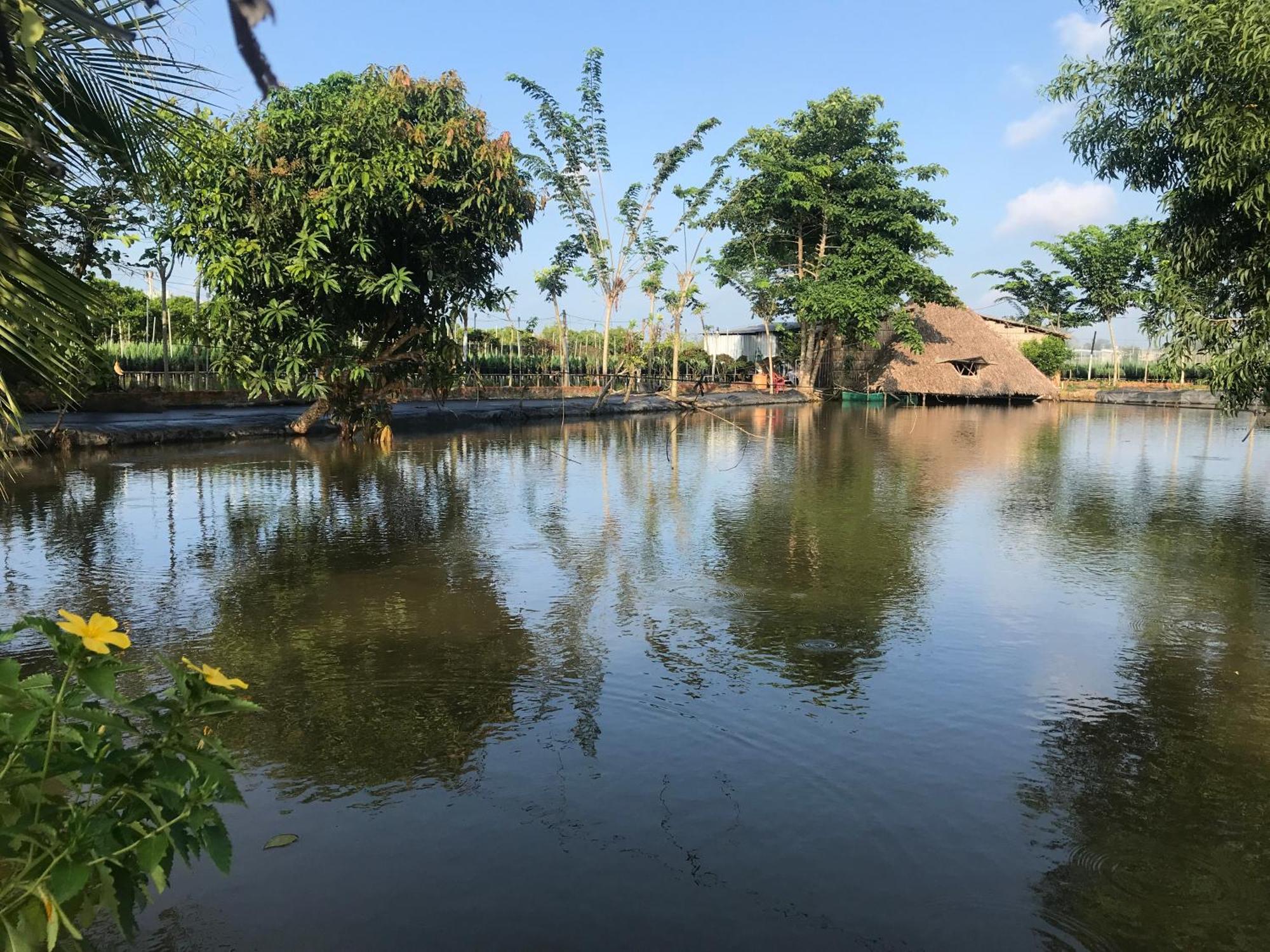 Maison En Bambou Phong-Le Vent Sa Dec Bagian luar foto