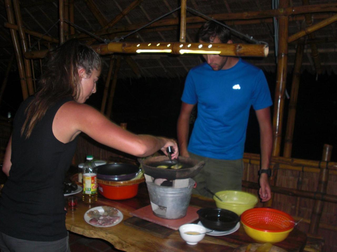 Maison En Bambou Phong-Le Vent Sa Dec Bagian luar foto
